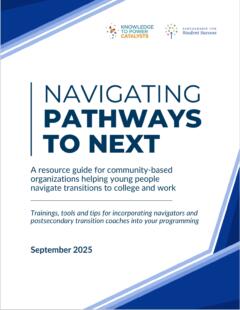 Navigating Pathways to Next Report Cover