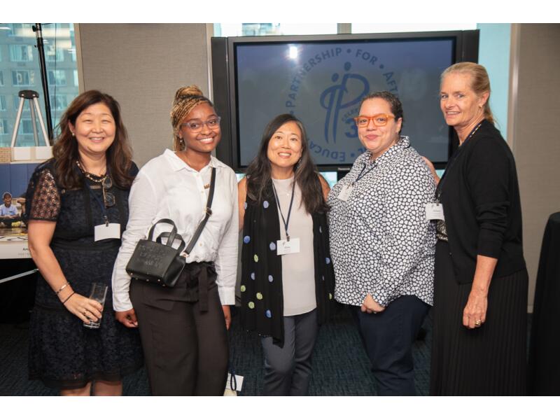 2024 Summer Teaching Fellows Reception Tania Alison Delia Briget